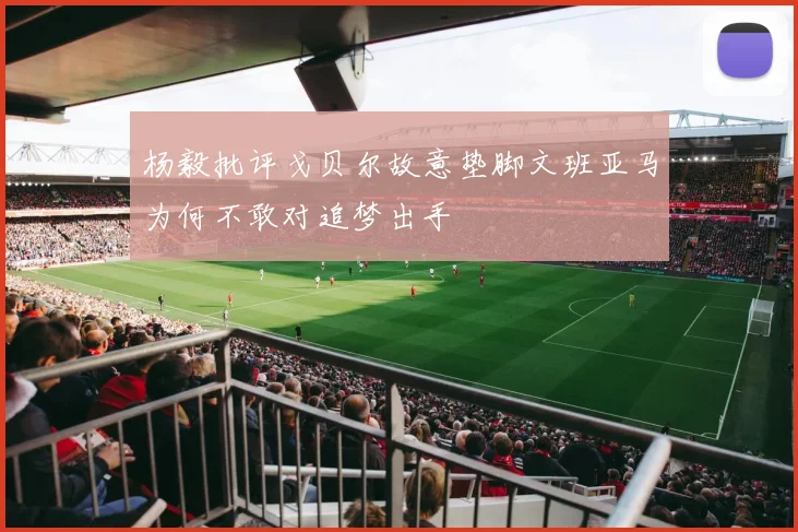 杨毅批评戈贝尔故意垫脚文班亚马为何不敢对追梦出手